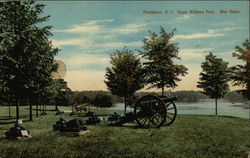 Roger Williams Park. War Relic Postcard