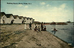 Bathing Beach Postcard