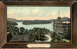 Hotel Algonquin, on Lower Saranac Lake, Adirondack Mountains Adirondacks, NY Postcard Postcard Postcard