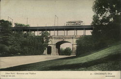 Eden Park - Entrance and Viaduct Cincinnati, OH Postcard Postcard Postcard