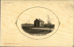 Oldest House in Dayton Postcard