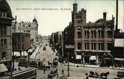 West Water Street, North from Grand Avenue Milwaukee, WI Postcard Postcard Postcard