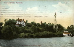 Scenic River View - Milwaukee River Postcard