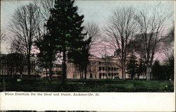 State Institute for the Deaf and Dumb Jacksonville, IL Postcard Postcard Postcard