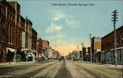 Tejon Street Colorado Springs, CO Postcard Postcard Postcard