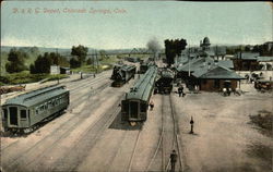 D. & R. G. Depot Colorado Springs, CO Postcard Postcard Postcard