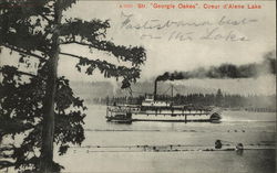 Str. "Georgie Oakes" Coeur D'Alene, ID Postcard Postcard Postcard