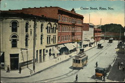 Center Street Reno, NV Postcard Postcard Postcard