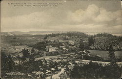 View of Town from the Mountain Side Postcard