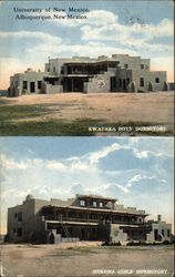 University of New Mexico - Dwataka Boys' Dormitory & Hokona Girls' Dormitory Postcard