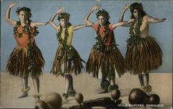 Hula Dancers Honolulu, HI Postcard Postcard Postcard