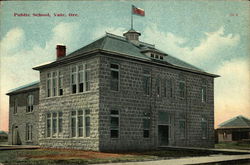 Street View of Public School Vale, OR Postcard Postcard Postcard