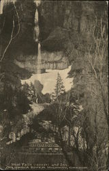 Mist Falls and Inn, Columbia River Highway Postcard