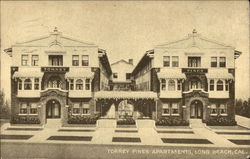 Street View of Torrey Pines Apartments Postcard