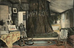 The Tree Room, Sentinel Hotel, Yosemite California Postcard Postcard Postcard