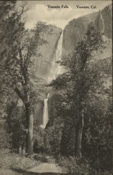 Yosemite Falls California Yosemite National Park Postcard Postcard Postcard