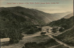 Canyon Scene in January at Ben White's Foothill Corona Ranch California Postcard Postcard Postcard