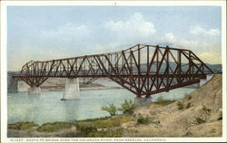 Santa Fe Bridge over the Colorado River Postcard