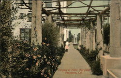 Pergola at Hotel Maryland Postcard