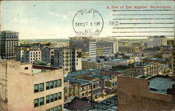 Los Angeles Skyscrapers Postcard