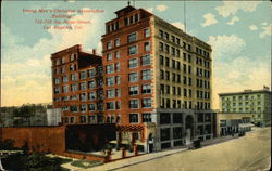 Young Men's Christian Association Building. 715-719 So Hope Street Los Angeles, CA Postcard Postcard Postcard