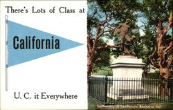 Statue - University of California Postcard