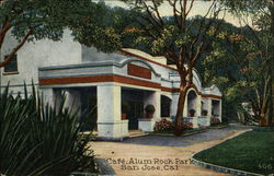 Cafe, Alum Rock Park Postcard