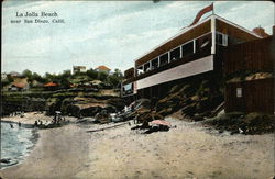 La Jolla Beach Postcard