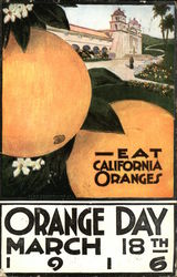 Orange Day 1916 Advertisement Postcard