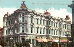 San Jose Safe Deposit Bank Postcard