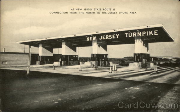 Toll Booth On The New Jersey Turnpike