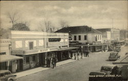 View of Main Street Starke, FL Postcard Postcard Postcard