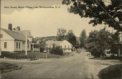 Main Street, Melvin Village Postcard