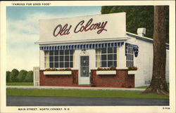 Old Colony Restaurant - Main Street North Conway, NH Postcard Postcard Postcard