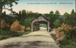 The Covered Bridge on the way to Elfin Lake Postcard