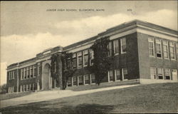 Junior High School Ellsworth, ME Postcard Postcard Postcard