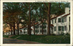 Officer's Quarters, Lumpkin Road Fort Benning, GA Postcard Postcard Postcard