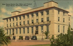 New United States Post Office and Federal Court House Pensacola, FL Postcard Postcard Postcard