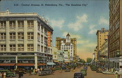 Central Avenue Postcard