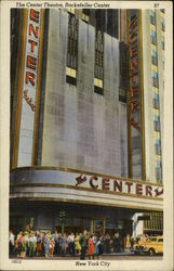 The Center Theatre, Rockefeller Center New York City, NY Postcard Postcard Postcard