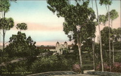 Santa Barbara Mission California Postcard Postcard Postcard