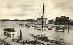 View of Essex Harbor Connecticut Postcard Postcard Postcard