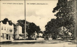 Main Street Looking South Postcard