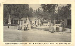 Roberson Sunset Court - 9551 West Gulf Blvd - Sunset Beach Postcard