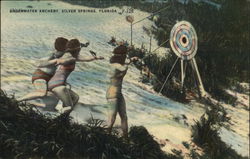 Underwater Archery Silver Springs, FL Postcard Postcard Postcard