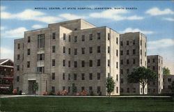 Medical Center at State Hospital Jamestown, ND Postcard Postcard Postcard