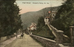 High Street Harper's Ferry, W. Va. Harpers Ferry, WV Postcard Postcard Postcard