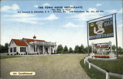 The Town House Restaurants Allendale, SC Postcard Postcard Postcard