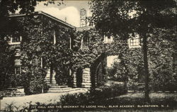 Ivy Hall and The Archway to Locke Hall at Blair Academy Postcard