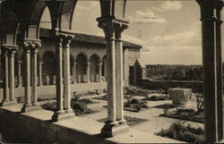 Bonnefont Cloister, General View Postcard